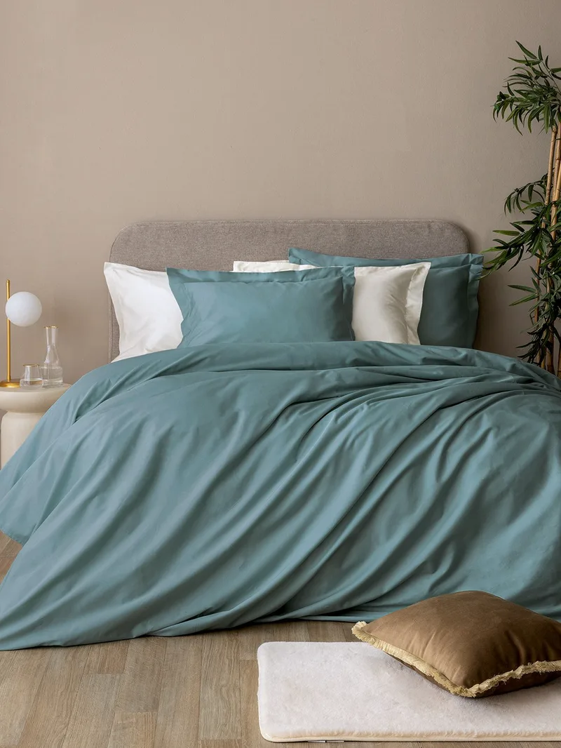 Σετ Σεντόνια Υπέρδιπλα 4 Τεμαχίων Palamaiki Posh Sateen Green 240x270