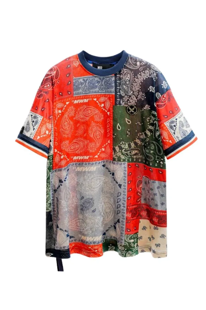 MOD WAVE MOVEMENT T-Shirt BANDANA TSHIRT- MW082020527 - MULTI-MW082020527-MULTI
