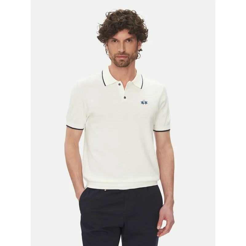 La Martina Polo Austin MAS001 YC041 Λευκό Regular Fit