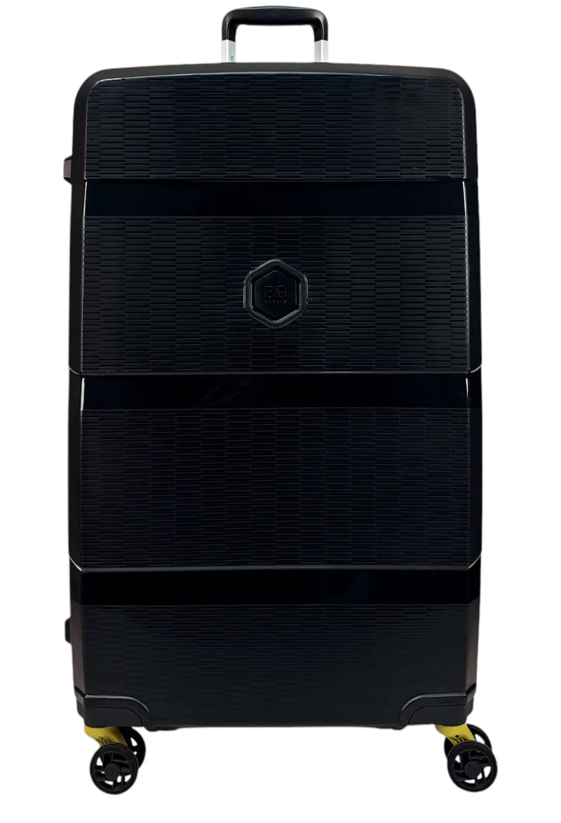 Σκληρή Βαλίτσα BG Berlin Τροχήλατη Expandable 81×49×32cm BG003-76-BLAC-30-BLACK
