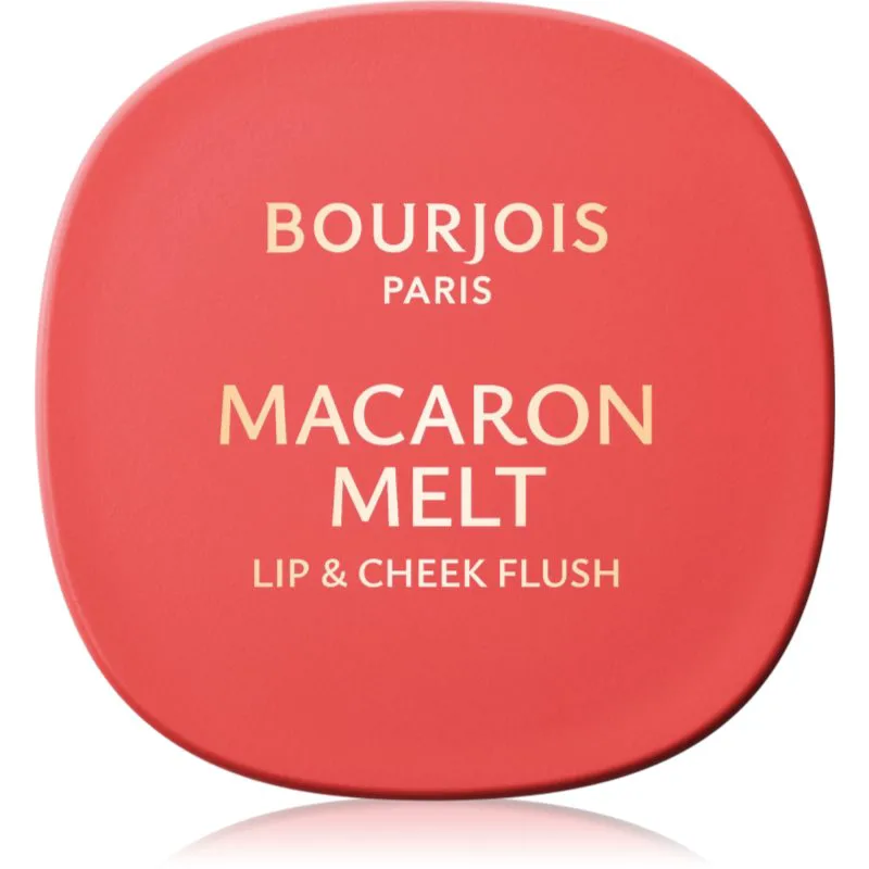 Bourjois Macaron Melt Lip & Cheek Flush ρουζ 2 σε 1 απόχρωση 03 Peach Tatin 5 γρ