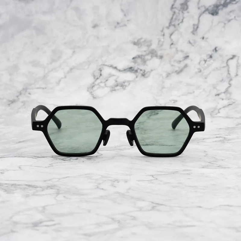 LEON 44EP2M - LEON - MATT BLACK - LIGHT GREEN Sunglasses | Matt Black | Light Green Shades | Explicit Poets Sunglasses