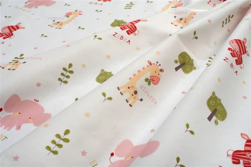 Πάνα Χασέ Dimcol Happy Safari 712 80x80 White-Pink