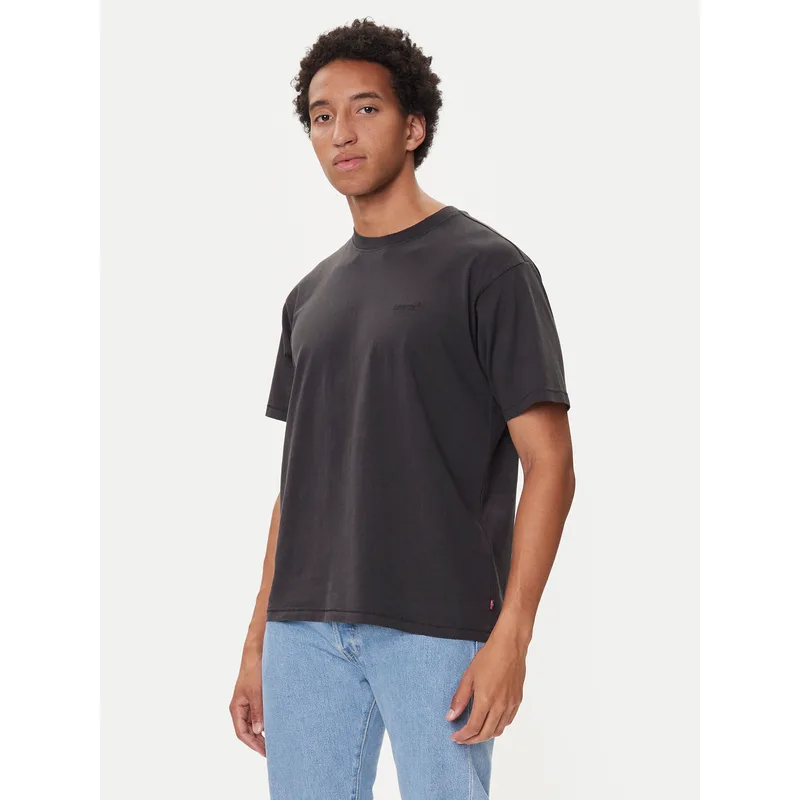 Levi's® T-Shirt Red Tab™ A0637-0001 Μαύρο Boxy Fit
