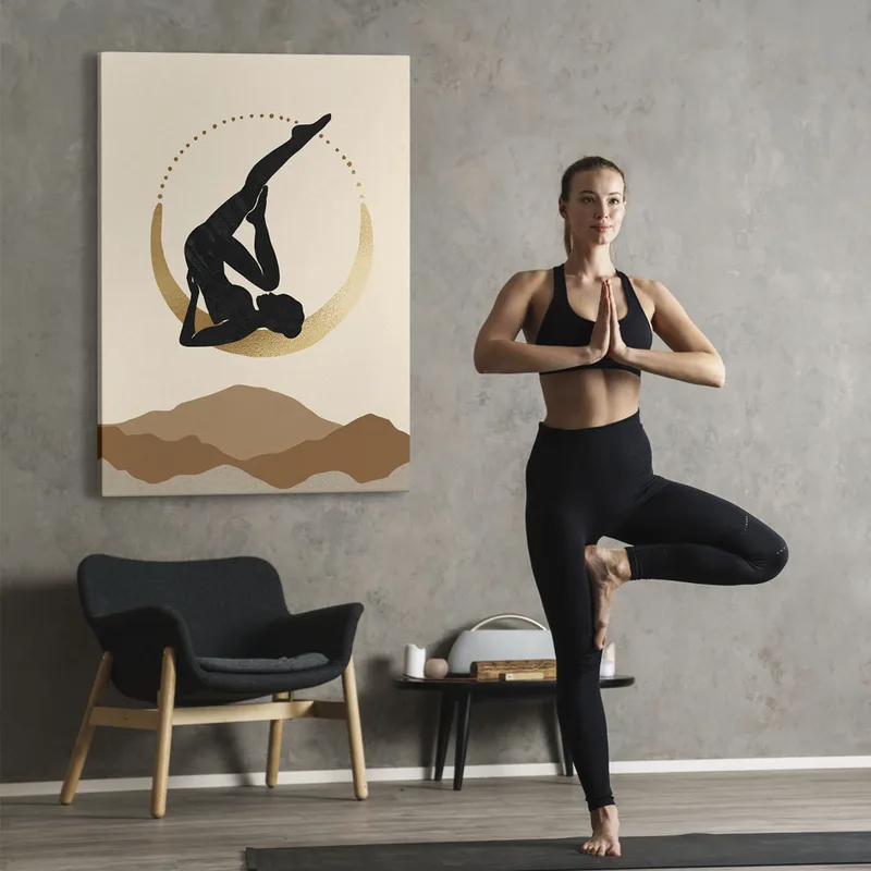 Πινακας σε καμβά YOGA ESOTERIC ART