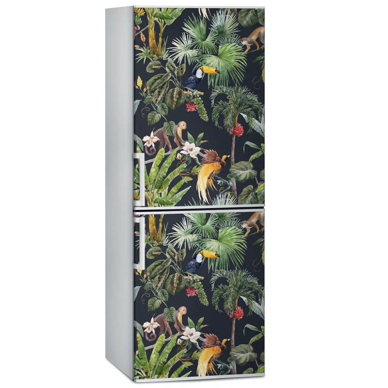 Αυτοκόλλητο ψυγείου TROPICAL JUNGLE FLORAL