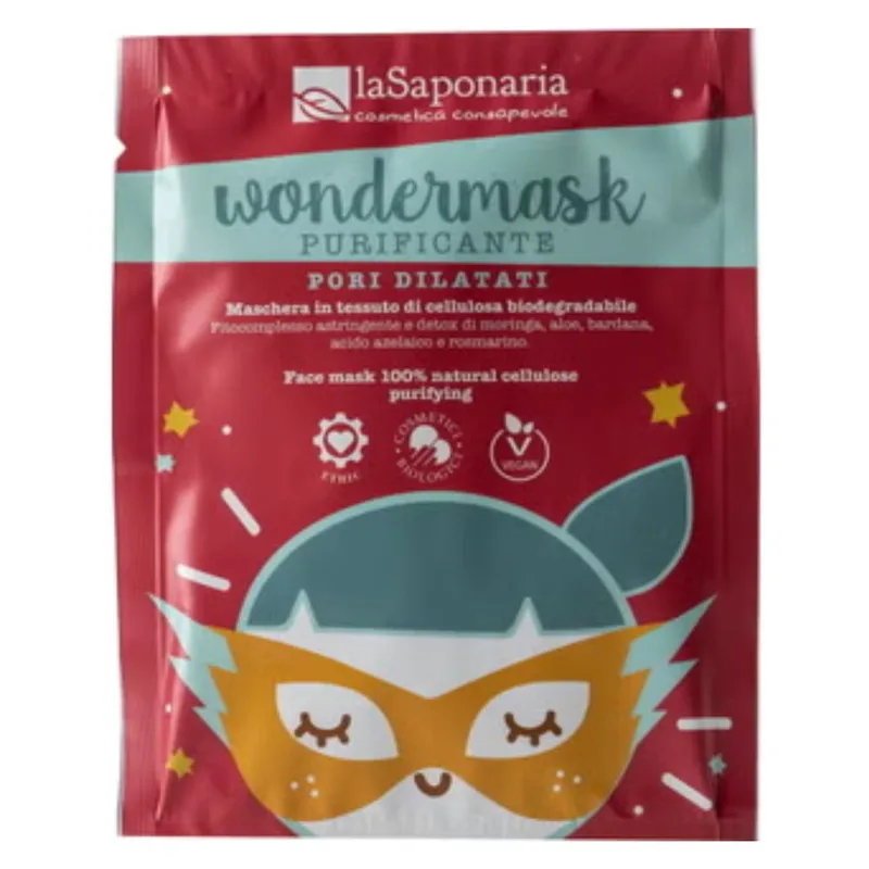 La saponaria Wondermask Purifying Fabric Mask 10 ml