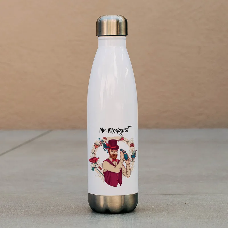 Mr. Mixologist - Μπουκάλι Θερμός 500ml - Λευκό