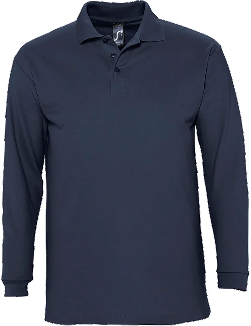 Ανδρικό πόλο πικέ Winter II SOLS 11353 Navy