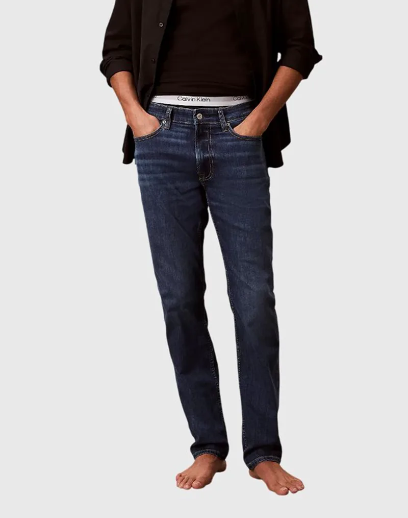 CALVIN KLEIN SLIM DARK IRVING JEAN LV04RE777G-Q8D32 DenimBlue