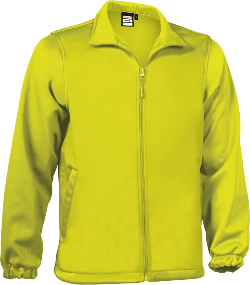 Μπουφάν Softshell RONCES Valento CQVARONAF Fluo Yellow