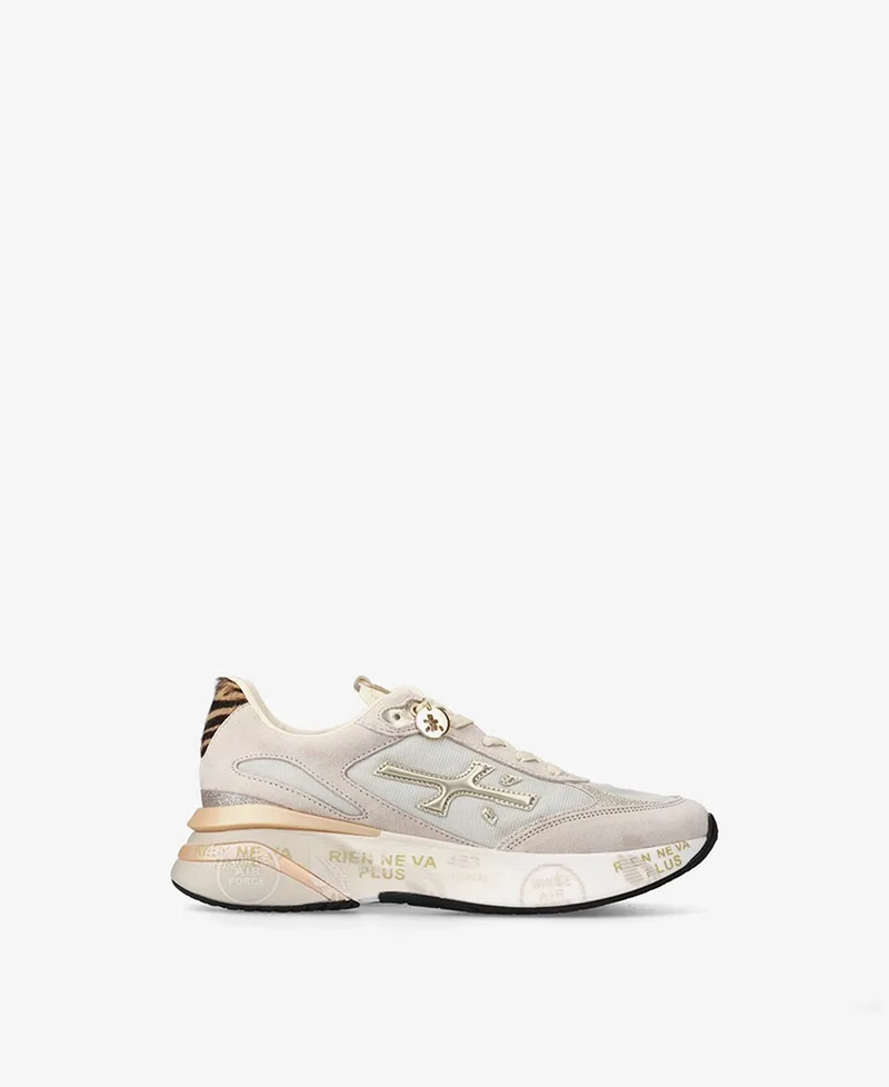 Premiata Γυναικεία Sneakers Moerund Με Χρυσές Λεπτομέρειες