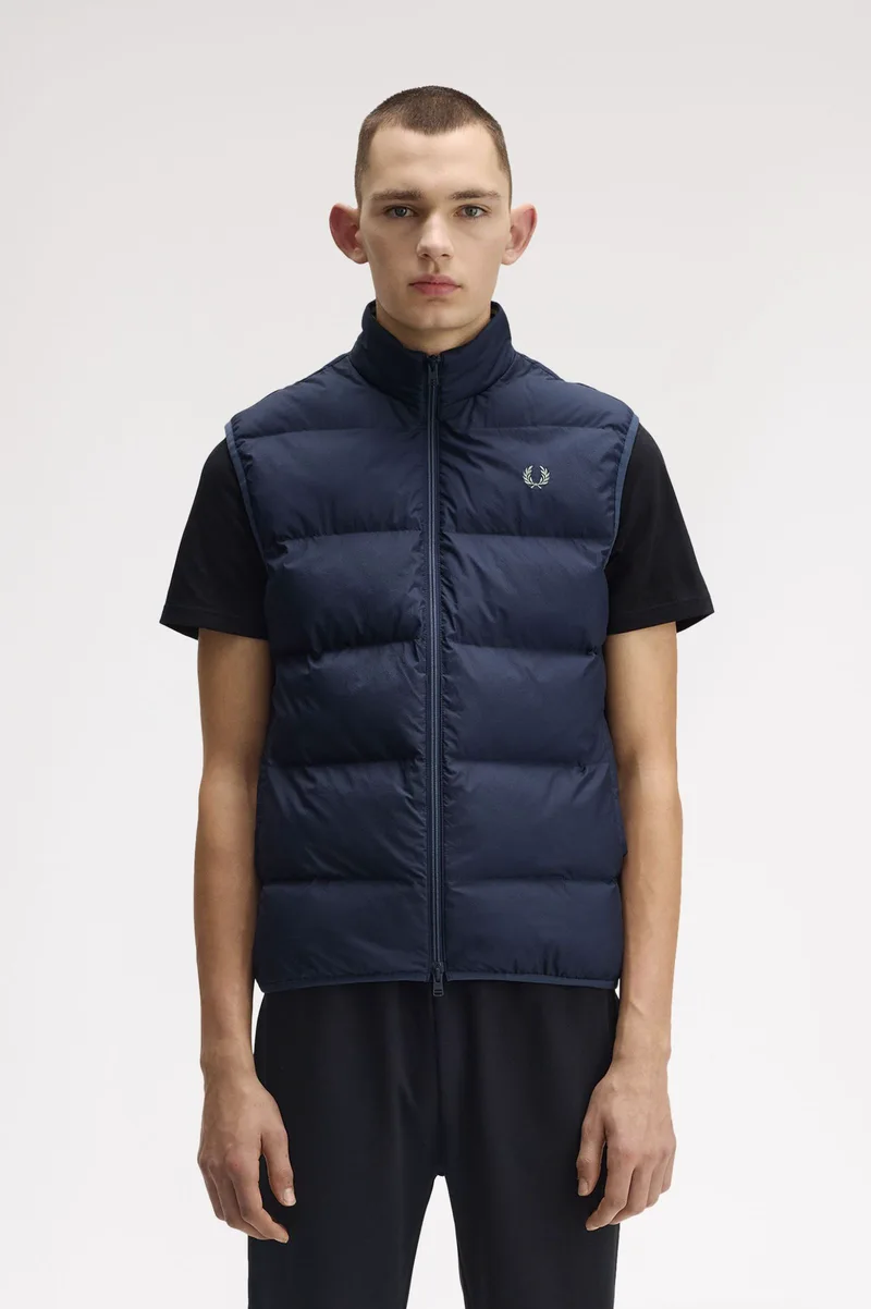 Fred Perry Ανδρικό Γιλέκο Insulated Gilet J8522-738 Μπλε