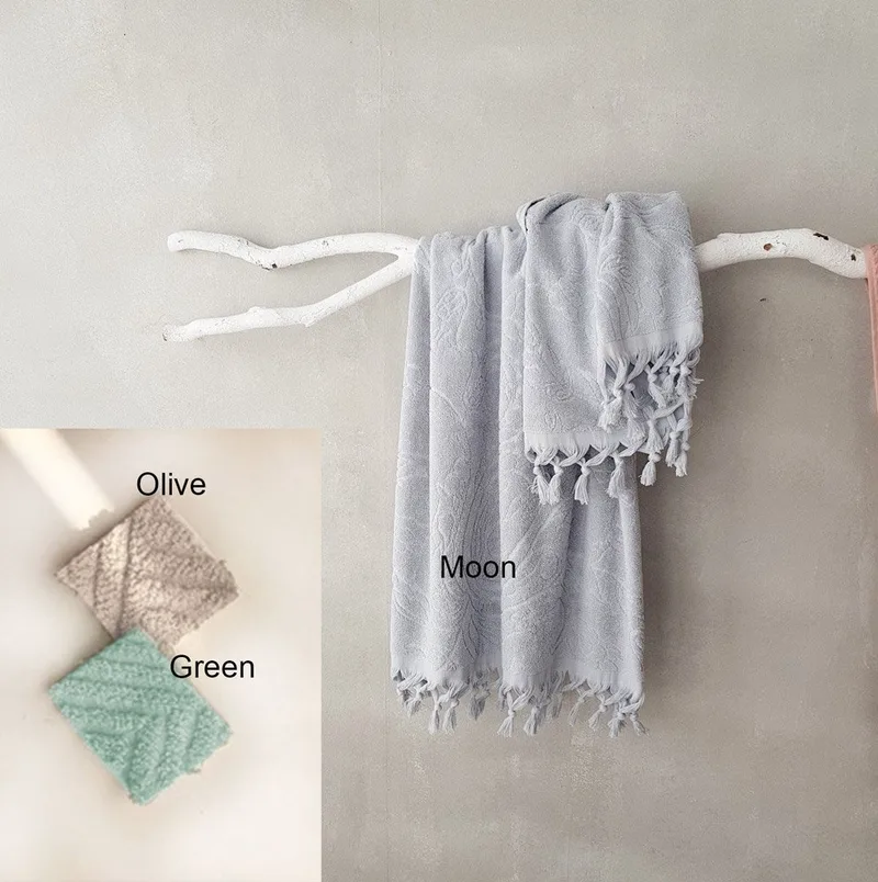 Πετσέτα μπάνιου (70Χ140) SCARF OLIVE, PALAMAIKI