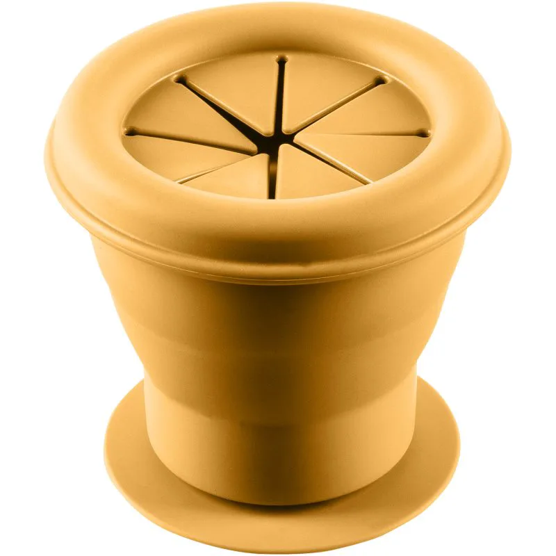 Zopa Silicone Folding Snack Box μπολ σιλικόνης με βεντούζα Mustard Yellow 1 τμχ