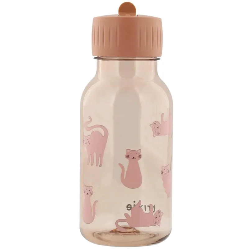 Trixie Tritan Bottle 350ml Αδιάβροχο Μπουκάλι Νερού με Πρακτικό Στόμιο - Charming Cat
