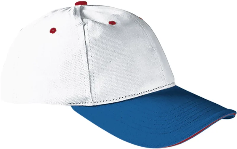 Καπέλο SANDWICH Valento GOVASANFR White-Royal Blue-Lotto Red