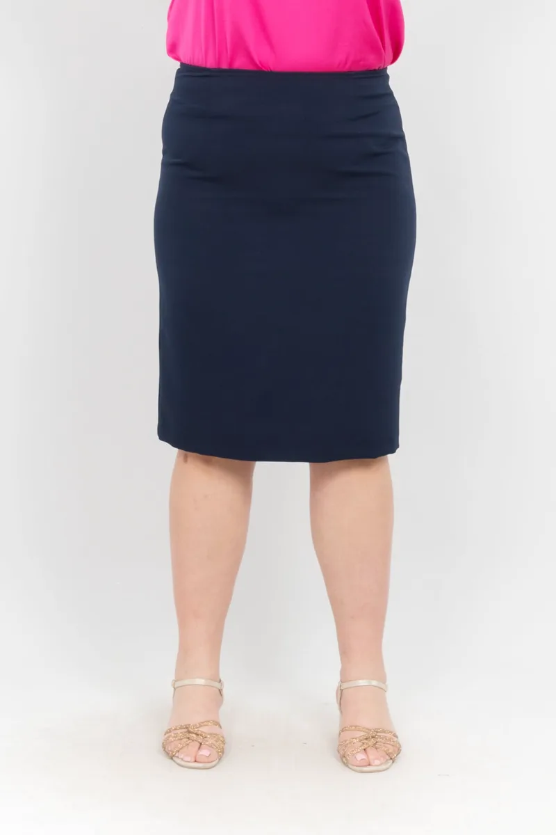 ΦΟΥΣΤΑ PLUS SIZE ΨΗΛΟΜΕΣΗ ΜΠΛΕ ΜΠΛΕ