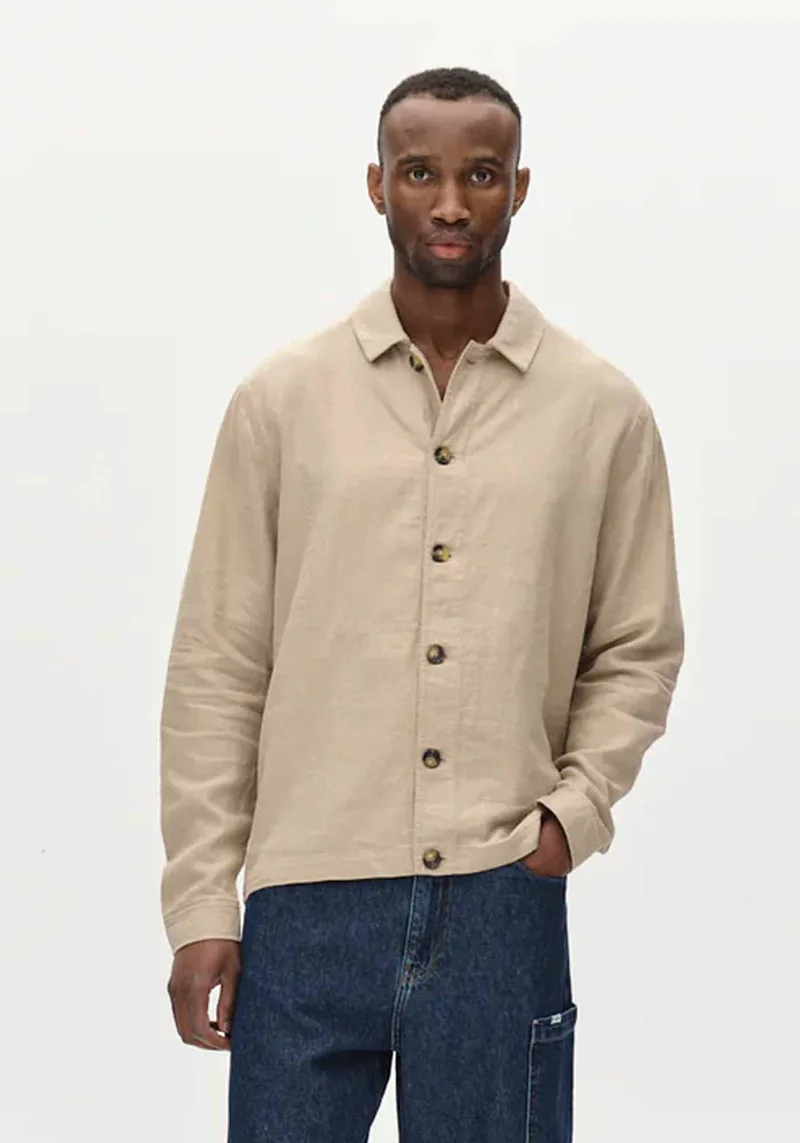 GABBA Overshirt της σειράς Peter Lino - 11421 0031 Sand Plaza