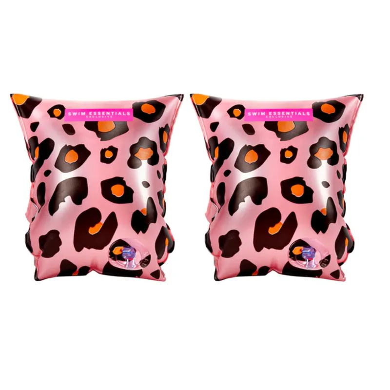Swim Essentials: Μπρατσάκια για παιδιά από 0-2 ετών - "Rose Χρυσό Leopard"