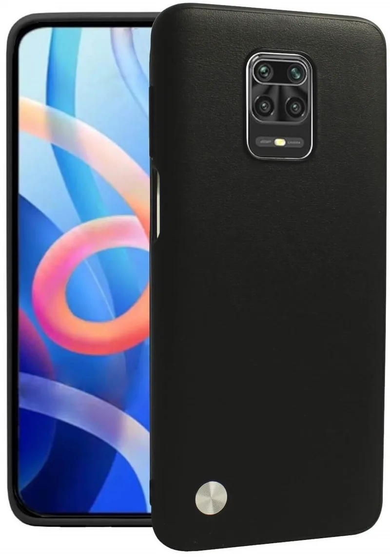 Θήκη Xiaomi Redmi Note 9S / 9 Pro / 9 Pro Max Bodycell Vegan Cover Σκληρή - Black (5206015078217)