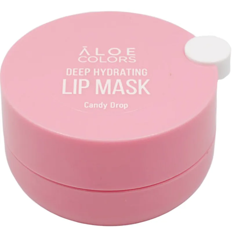 Aloe Colors Deep Hydrating Candy Drop Lip Mask Μάσκα Χειλιών Βαθιάς Ενυδάτωσης & Θρέψης με Γεύση Βανίλια Καρύδα & Ροζ Φυσικό Χρώμα 10ml Ροζ