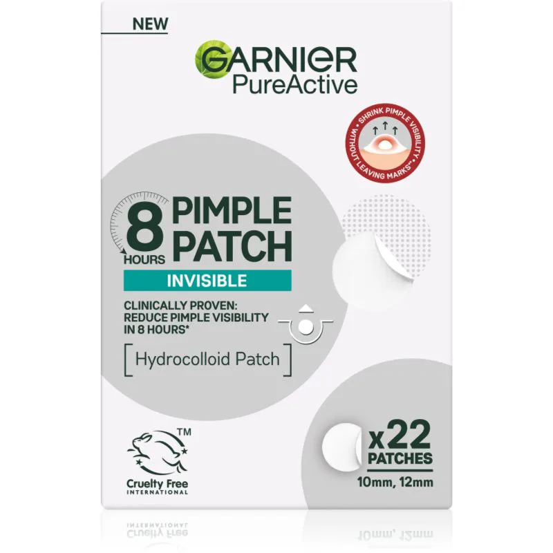 Garnier Pure Active Pimple Patch έμπλαστρα για προβληματκή επιδερμίδα κατά της ακμής 22 τμχ