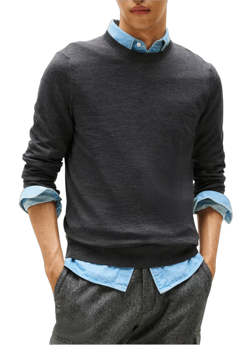 Ανδρικό Πουλόβερ Γκρι Tommy Hilfiger MW0MW39775-P92