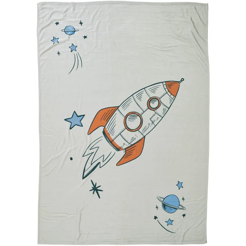 Κουβέρτα Fleece Αγκαλιάς 80x110 Das Home Rocket 4912 Grey 80x110