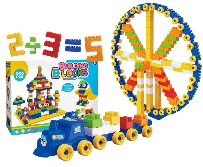 Τουβλάκια 250τμχ Σε Κουτί 29x7x22εκ. Toy Markt 75-432 - Toy Markt - 75-432
