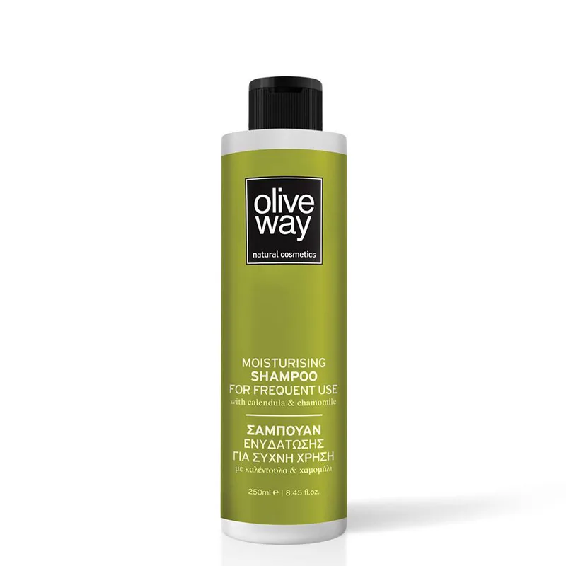 OLIVEWAY Σαμπουάν ενυδάτωσης για συχνή χρήση 250ml