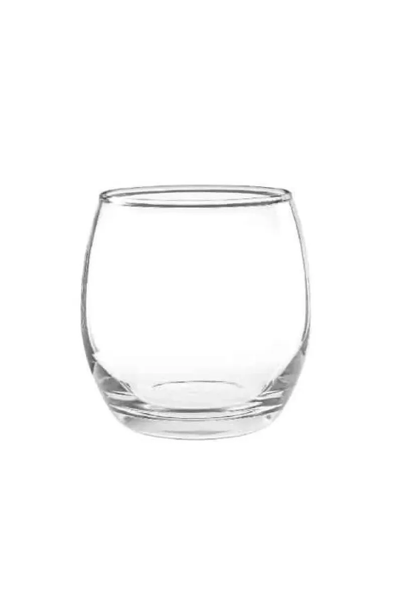 Ποτηρι Γυαλινο 370ML 7.1x7.1x9.1cm Μονόχρωμο OEM