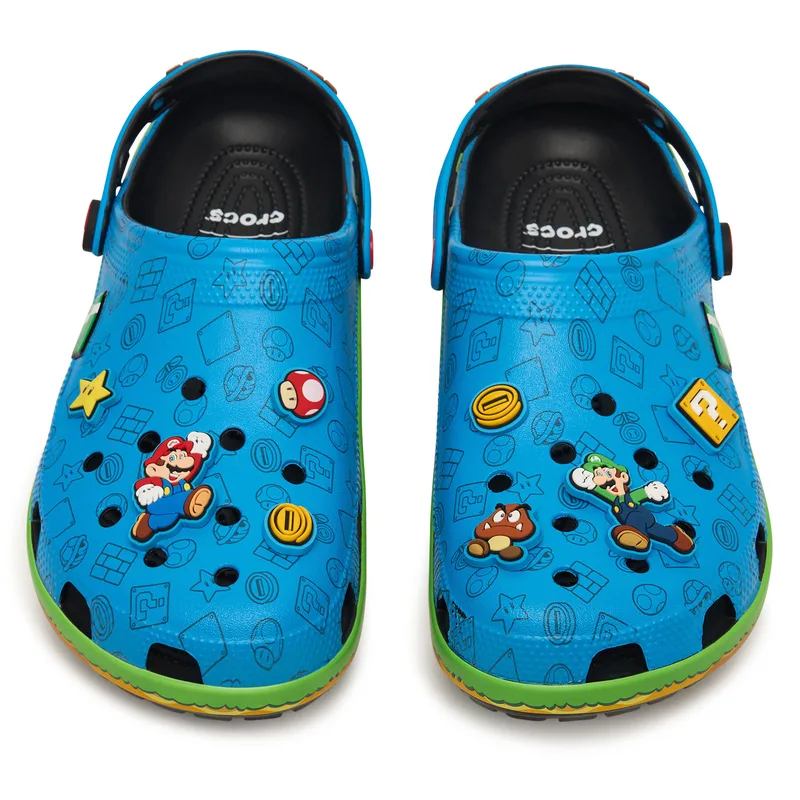 Παντόφλες Crocs Super Mario Core Classic Clog 212138 Έγχρωμο