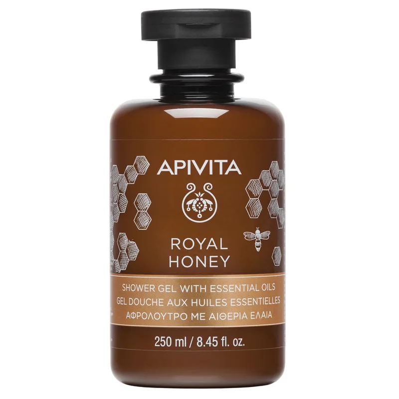 Apivita Royal Honey Shower Gel with Essential Oils Ενυδατικό Αφρόλουτρο με Αιθέρια Έλαια 250ml