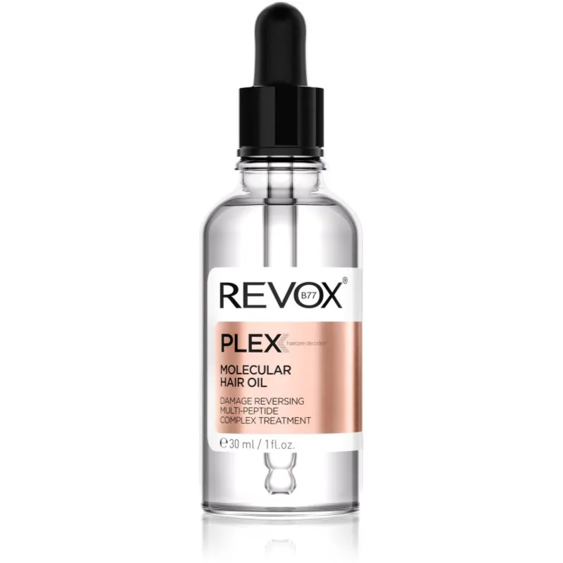 Revox B77 PLEX Molecular Hair Oil λάδι για ενίσχυση των φθαρμένων μαλλιών 30 ml