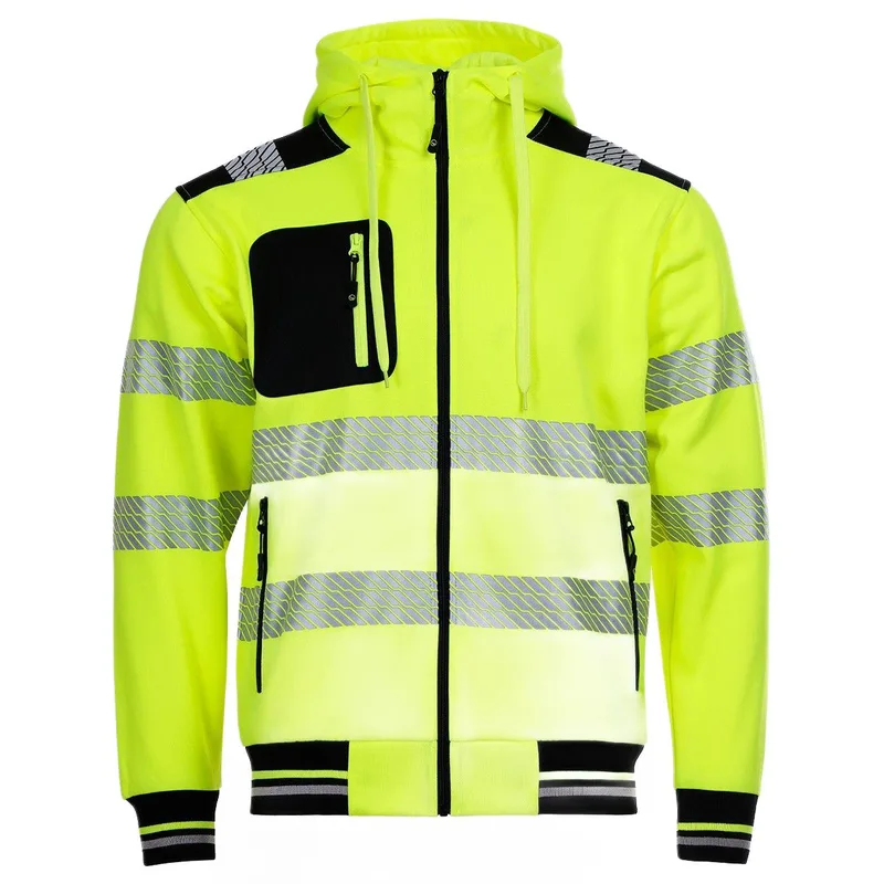 PRISMA HV 2.0 Ανακλαστική ζακέτα με κουκούλα STENSO 04100256 Yellow