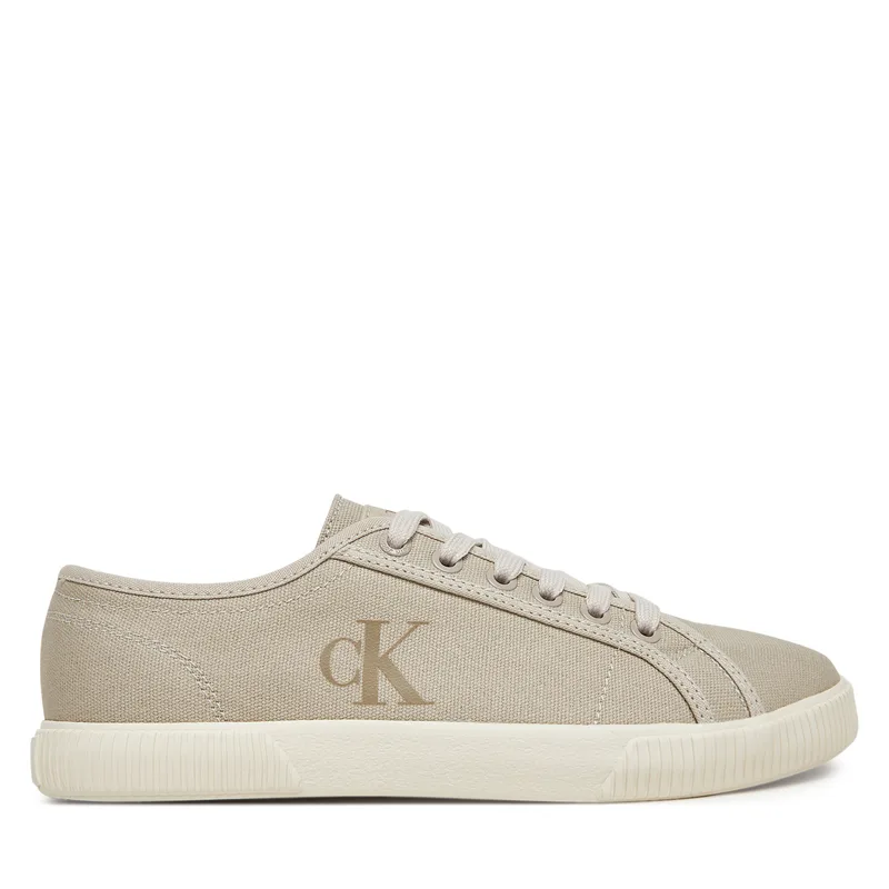 Πάνινα παπούτσια Calvin Klein Jeans Ess Vulc Low Cv Mg Wn YW0YW01762 Μπεζ