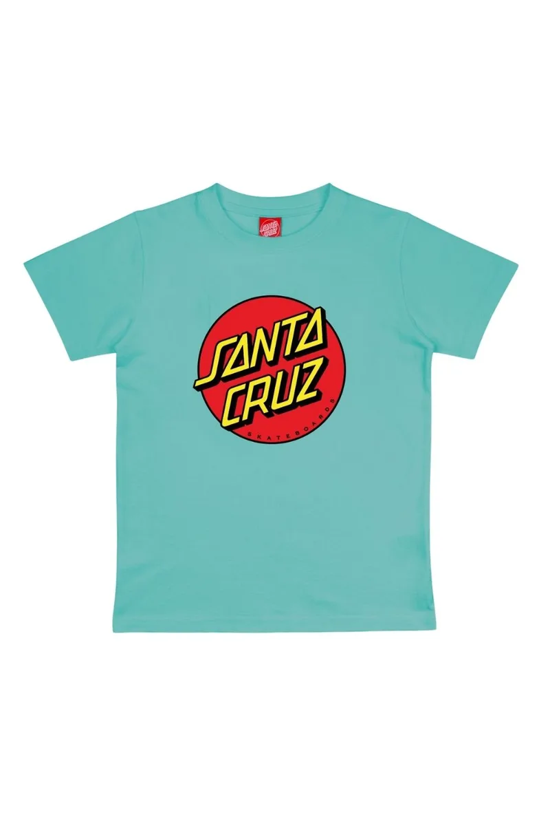 SANTA CRUZ T-Shirts Youth Classic Dot T-Shirt - ΓΑΛΑΖΙΟ-SCA-YTE-1770