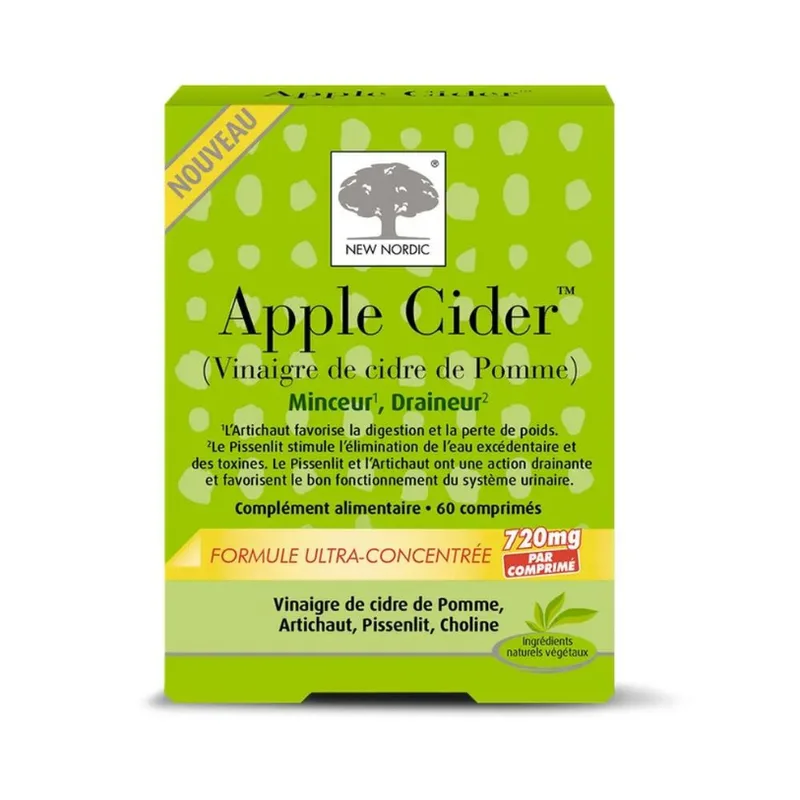 New Nordic Apple Cider Slimming Draining 60 tablets
