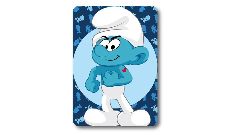 Κουβέρτα Κούνιας Fleece 100x140εκ. Peyo Smurfs 11 Blue Digital Print DimCol (Ύφασμα: Polyester, Χρώμα: Μπλε, Μέγεθος: Κούνιας) - DimCol - 54462527018