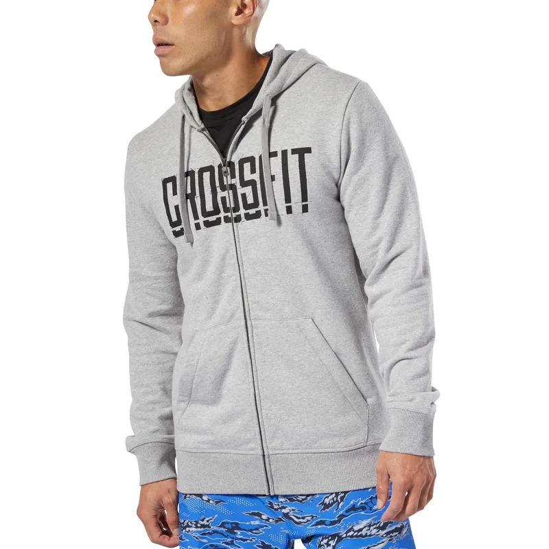 REEBOK CROSSFIT® ZIP HOODIE ΓΚΡΙ
