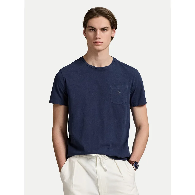 Polo Ralph Lauren T-Shirt 710964511001 Σκούρο μπλε Regular Fit