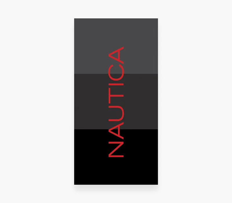 Πετσέτα Θαλάσσης Nef-Nef Nau Layer Black/Grey 80x160