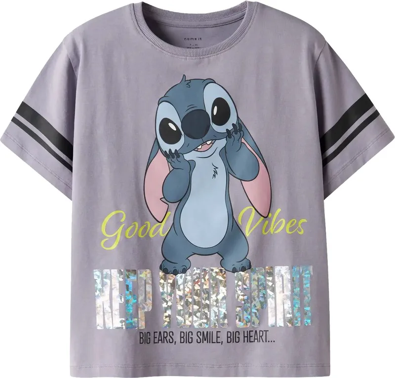 T-SHIRT NAME IT NKFDYMI STITCH 13252107 ΜΩΒ (116CM)-(6 ΕΤΩΝ)