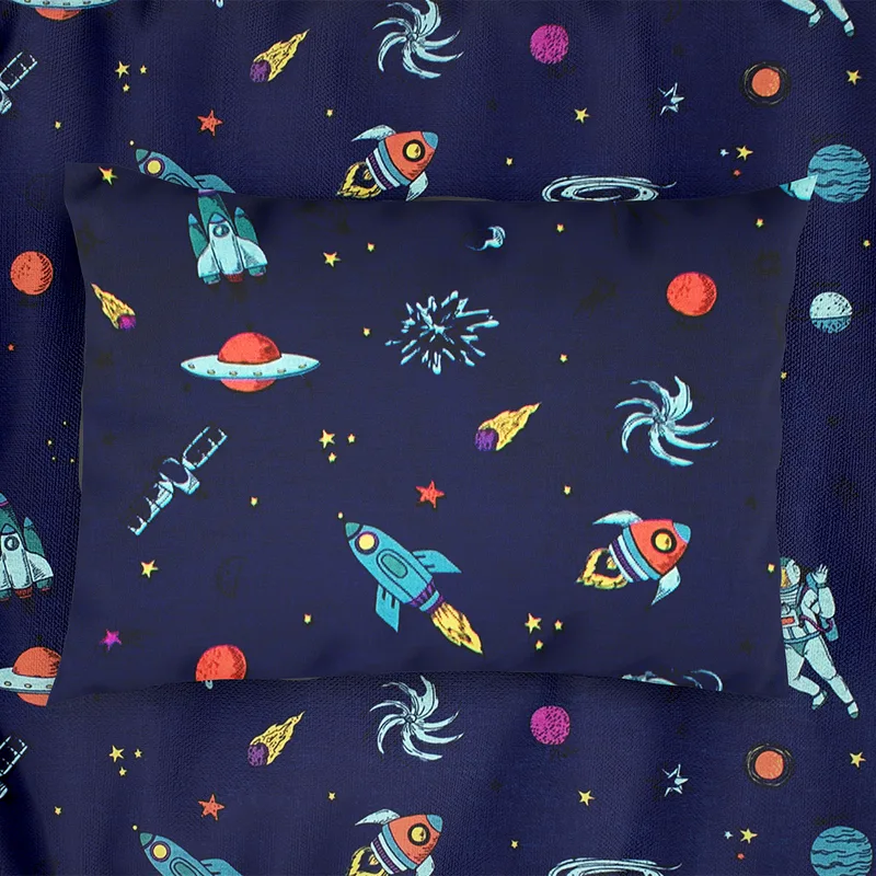 Παιδική Μαξιλαροθήκη (50x70) Dimcol Space 189 Blue