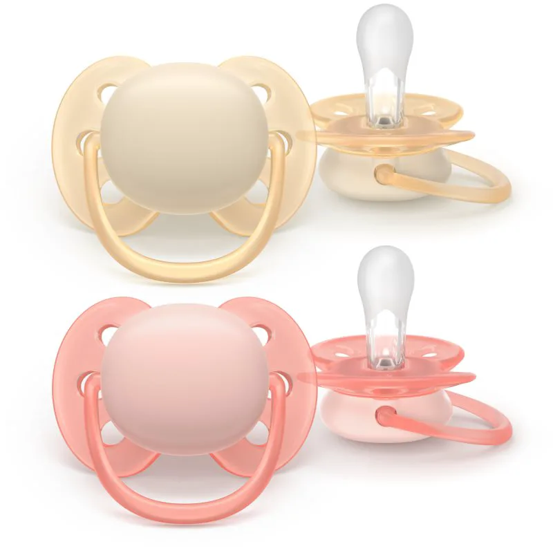 Philips Avent Ultrasoft SCF091/38 0-6 m πιπίλα Girl 2 τμχ