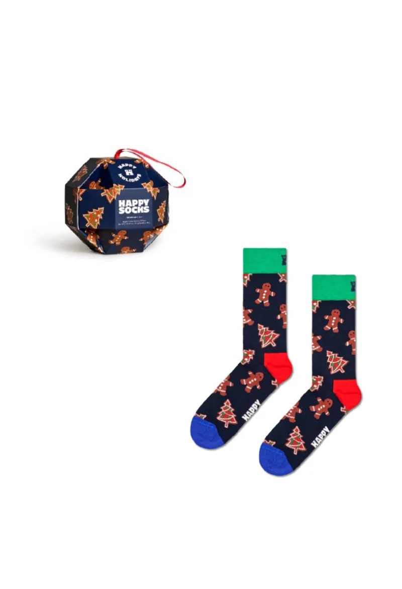 UNISEX ΚΑΛΤΣΕΣ 1-PACK GINGERBREAD COOKIES ΣΕΤ ΔΩΡΟΥ HAPPY SOCKS ΠΟΛΥΧΡΩΜΟ