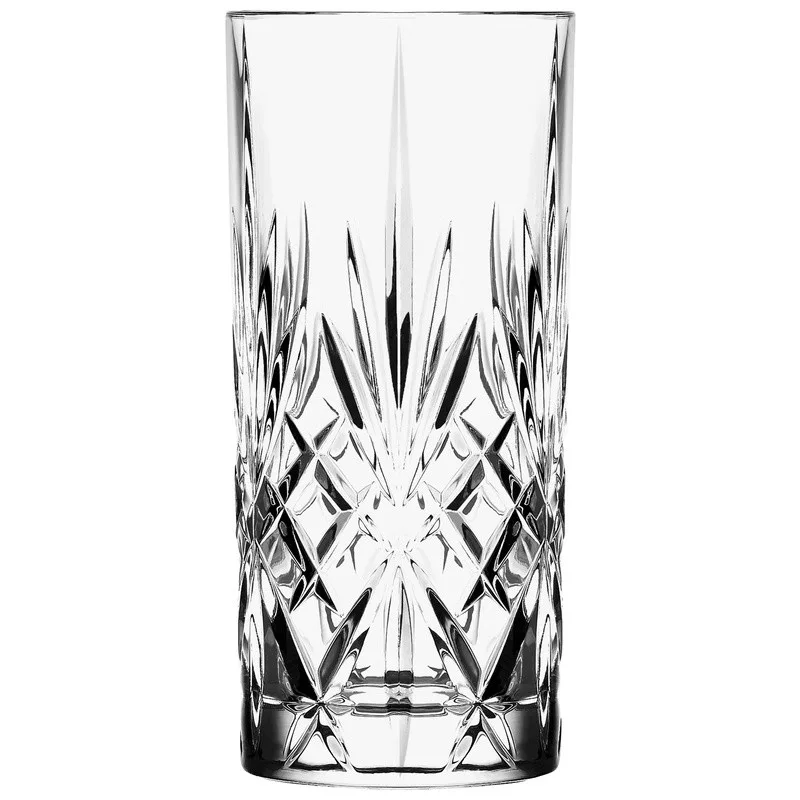 Ποτήρι Σωλήνας Κρυστάλλινο Rcr 350ml Σετ 6Τμχ Melodia