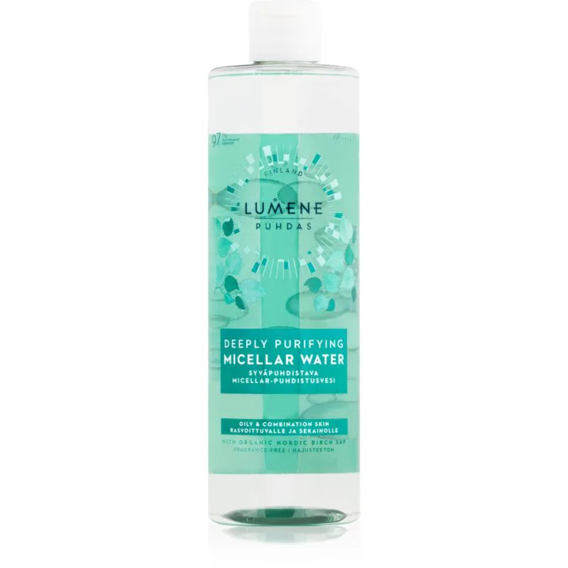 Lumene Deeply Purifying [PUHDAS] μικυλλιακό νερό για μικτή και λιπαρή επιδερμίδα 400 ml