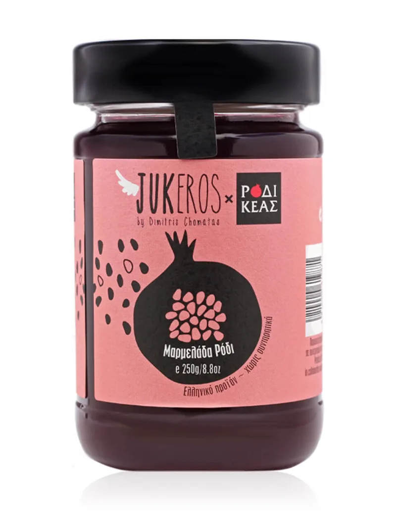 Χειροποίητη μαρμελάδα ρόδι, "Jukeros" X ΡΟΔΙ ΚΕΑΣ 250g>